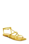 Jeffrey Campbell Corinth Gladiator Sandal In Yellow Gold