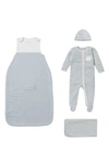 Mori Clever Sleep Set In Blue Stripe
