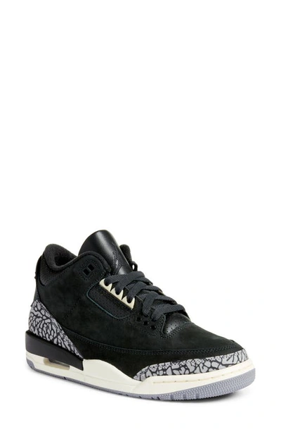 Jordan Women's Air  3 "off Noir" Shoes In Black