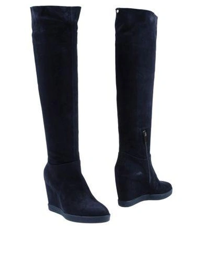 Le Silla Boots In Dark Blue