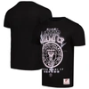 Mitchell & Ness Men's  Black Distressed Inter Miami Cf Lightning Madness T-shirt In Black