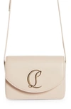 Christian Louboutin Loubi54 Small Flap Leather Crossbody Bag In 5446 Lechegold