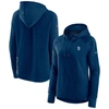 Fanatics Branded Heather Deep Sea Blue Seattle Kraken Authentic Pro Pullover Hoodie In Heather Navy