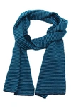 PORTOLANO MINISTRIPE RIB SCARF