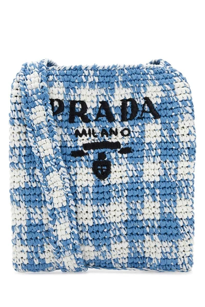 Prada Handbags. In Checked