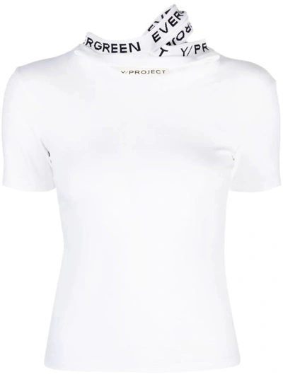 Y/PROJECT Y/PROJECT EVERGREEN TRIPLE COLLAR FITTED T-SHIRT CLOTHING