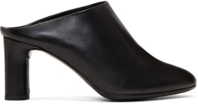 Robert Clergerie Eolo High Heel Mules In Black