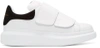 ALEXANDER MCQUEEN ALEXANDER MCQUEEN WHITE STRAPS OVERSIZED SNEAKERS,462222 WHGP7