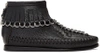 ALEXANDER WANG Black Montana Moccasin High-Top Trainers