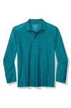 Tommy Bahama Palm Coast Islandzone® Long Sleeve Polo In Summer Night