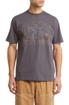 Puma X Rhuigi Cotton Graphic T-shirt In Dark Coal