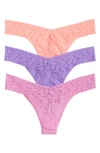 HANKY PANKY HOLIDAY ASSORTED 3-PACK ORIGINAL RISE THONGS