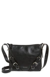 Givenchy Voyou Leather Crossbody Bag In Black