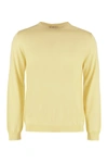 The (alphabet) The (knit) - Cashmere-silk Blend Sweater In Yellow