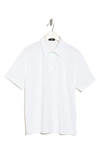 Theory Ronan Polo Shirt In Structure Knit In White