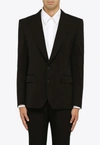 Dolce & Gabbana Black Wool Single Breasted Blazer V In Black