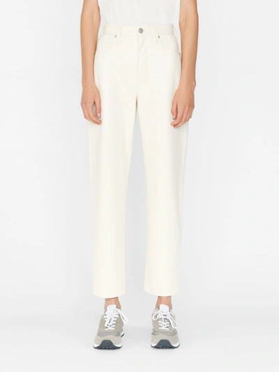 Frame Le High N Tight Straight Leg Jeans In White