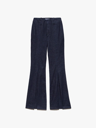 Frame Le Pixie Flared Jeans In Blue
