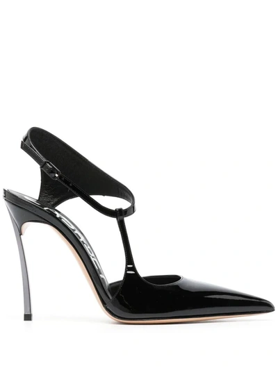 Casadei Super Blade Melody Patent Leather - Woman Pumps Black 37