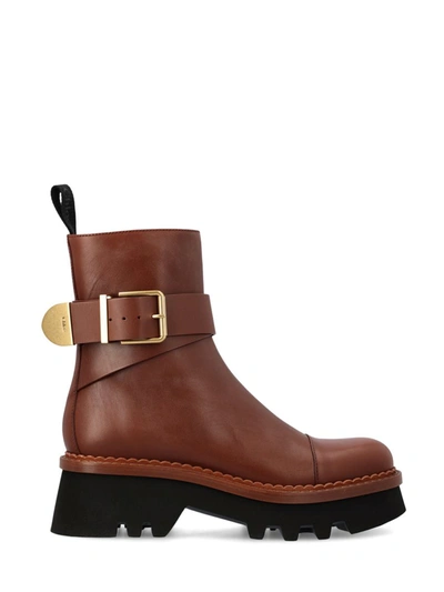 Chloé Boots In Brunet Brown