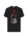Chloé Sequin Embellished Guitar Print T-shirt In Black