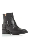 GENTLE SOULS BY KENNETH COLE BEST SLIT MOTO 2 WOMENS LEATHER ANKLE BOOTIES