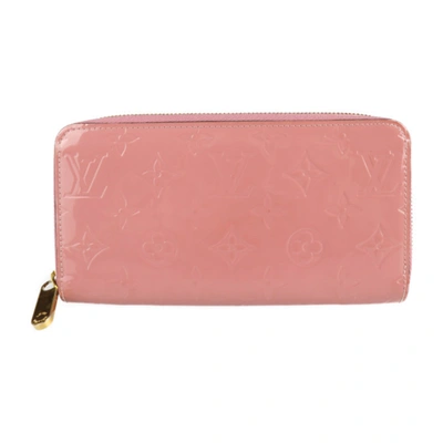 Pre-owned Louis Vuitton Portefeuille Zippy Canvas Wallet () In Pink