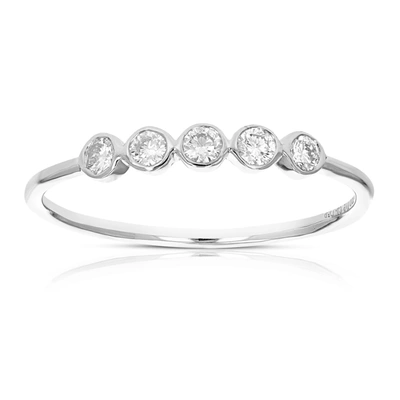 Vir Jewels 1/5 Cttw Diamond Engagement Ring For Women, Round Lab Grown Diamond Engagement Ring In .925 Sterling In Silver