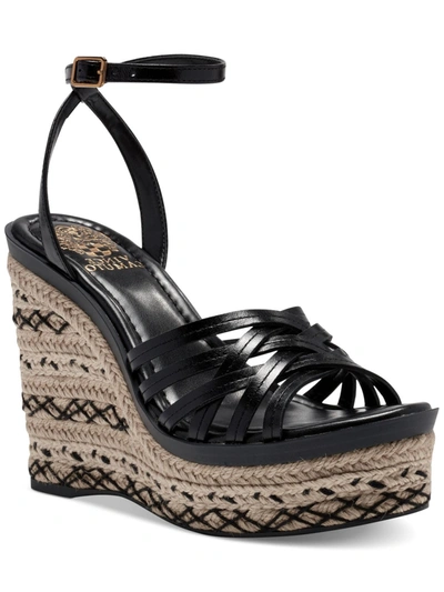 Vince Camuto Parys Womens Leather Strappy Platform Sandals In Multi