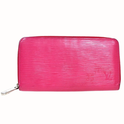 Pre-owned Louis Vuitton Portefeuille Zippy Leather Wallet () In Pink