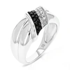 Vir Jewels Sterling Silver Black Diamond Ring (0.30 Cttw) In Silver