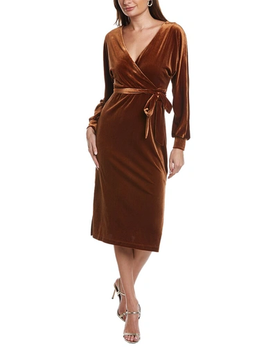 TAYLOR STRETCH VELVET MAXI DRESS