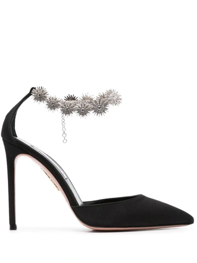 Aquazzura Comet 115mm Pumps In Black