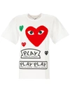 COMME DES GARÇONS PLAY COMME DES GARCONS PLAY T-SHIRTS AND POLOS