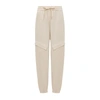 Jil Sander Drawstring-waist Cotton Track Pants In 278