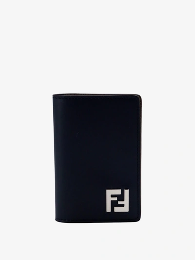 Fendi Card Holder In Blue