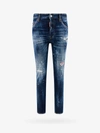 Dsquared2 'cool Guy' Blue Jeans With Logo Patch In Blue
