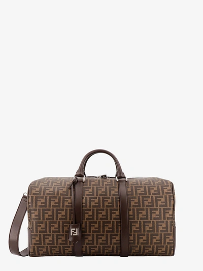 Fendi Duffle Bag In Brown