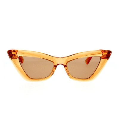 Bottega Veneta Sunglasses In Orange