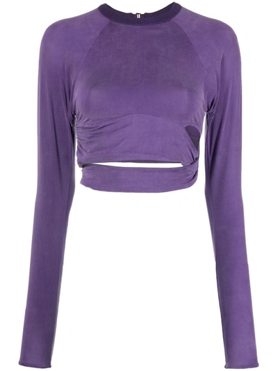 Jacquemus Knotted Cut In Purple