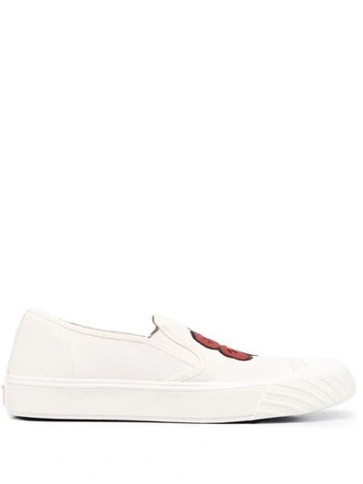 Kenzo School Slip-on Trainers Cream Mens