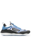 Moschino Almond Toe Chunky Sole Sneakers In Multicolour