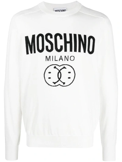 Moschino Sweaters In White