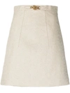 Patou High-waisted A-line Midi Skirt In .