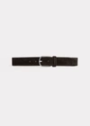 TOTÊME WIDE TROUSER BELT ESPRESSO