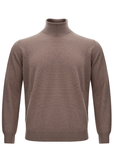 Kangra Mens Brown Wool Sweater