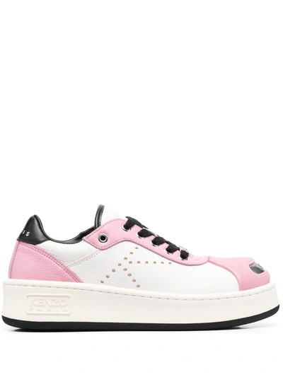 Kenzo Hoops Trainers Women Rose Female In Pink