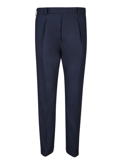 Paul Smith Pleated Tailored Trousers In 79 Blacks