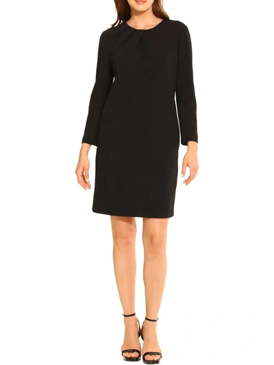 Maggy London Womens Crepe Mini Cocktail And Party Dress In Black