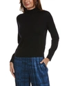 Vince High-neck Fine-knit Jumper In Black